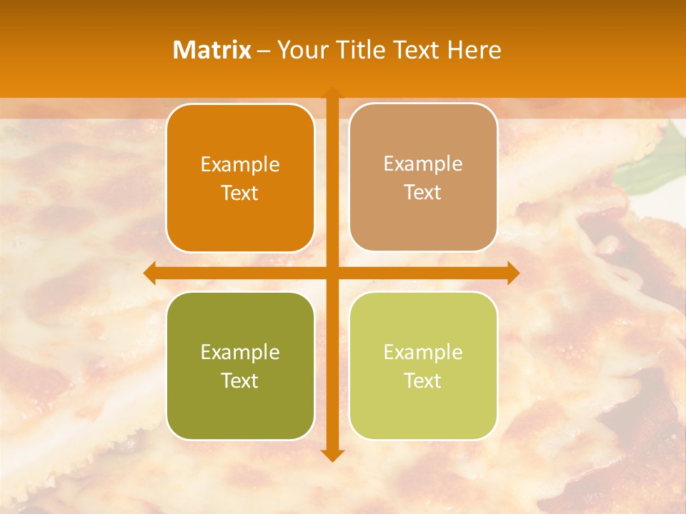 Casserole With Vegetables PowerPoint Template