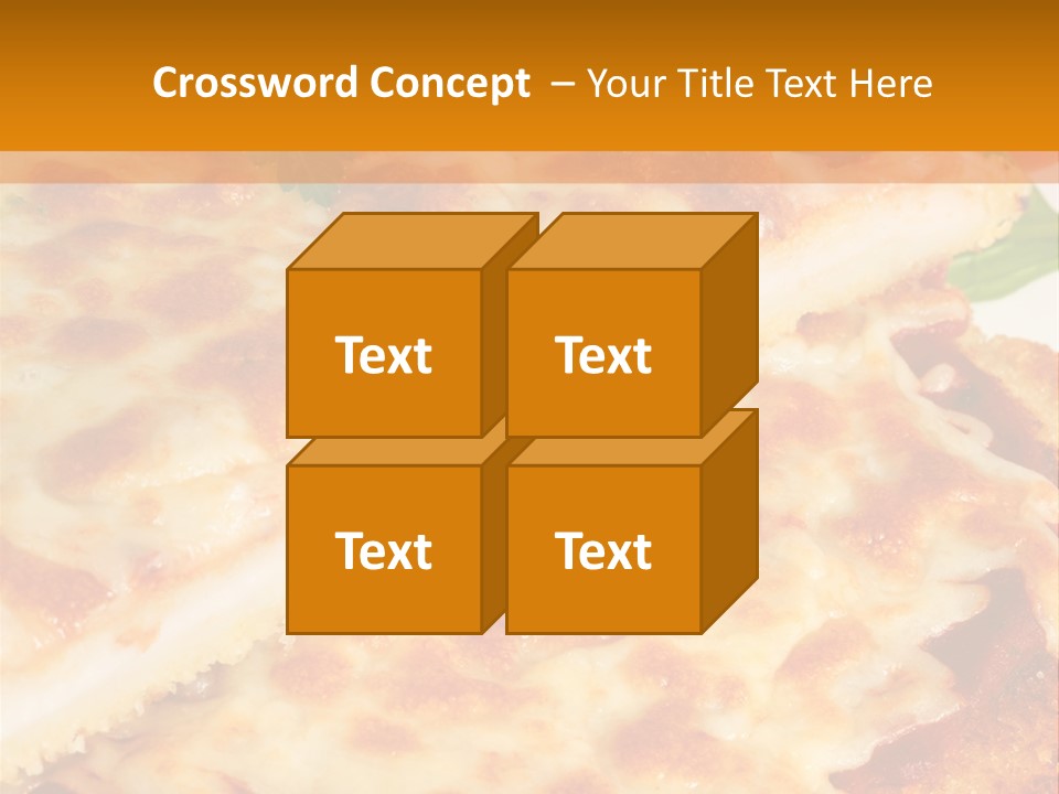 Casserole With Vegetables PowerPoint Template