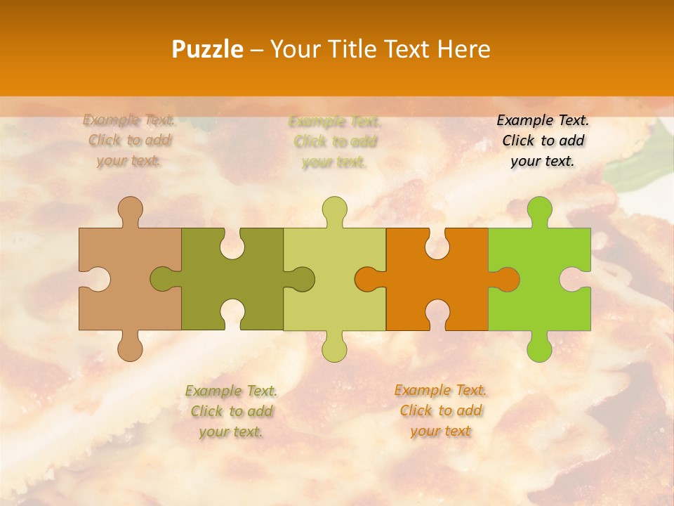 Casserole With Vegetables PowerPoint Template