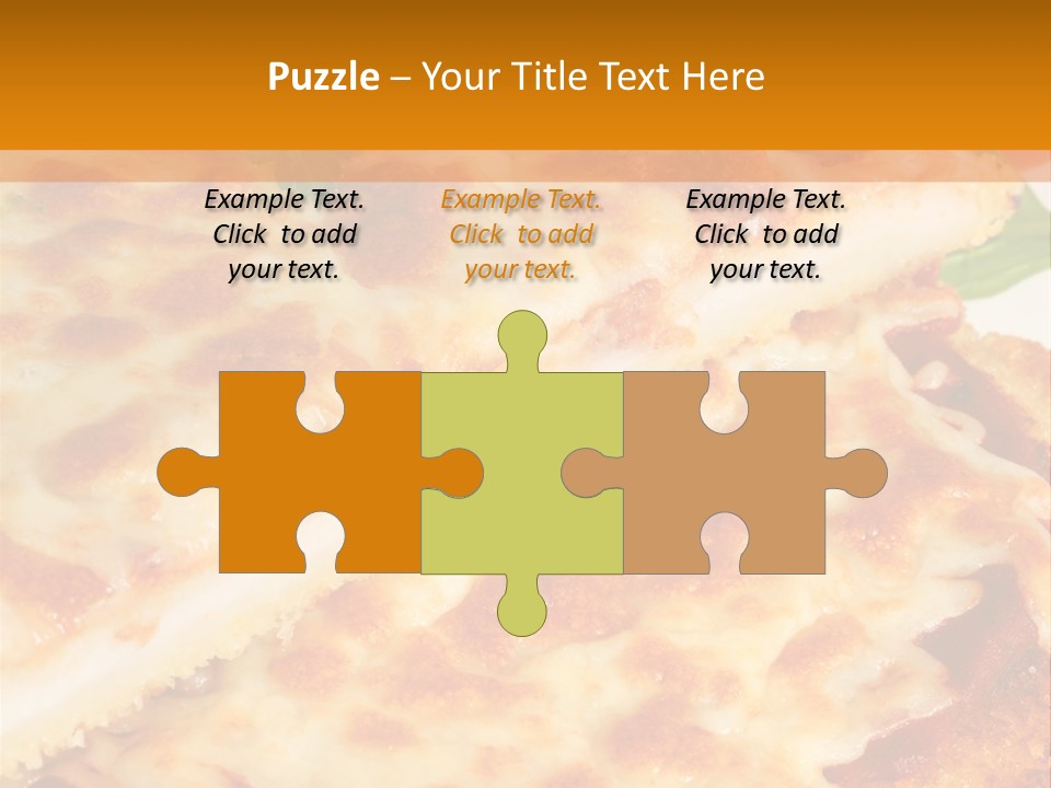 Casserole With Vegetables PowerPoint Template