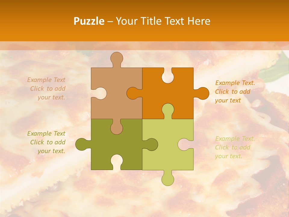 Casserole With Vegetables PowerPoint Template