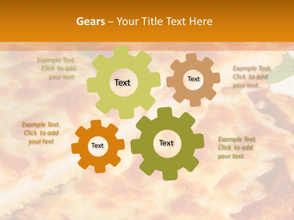 Casserole With Vegetables PowerPoint Template