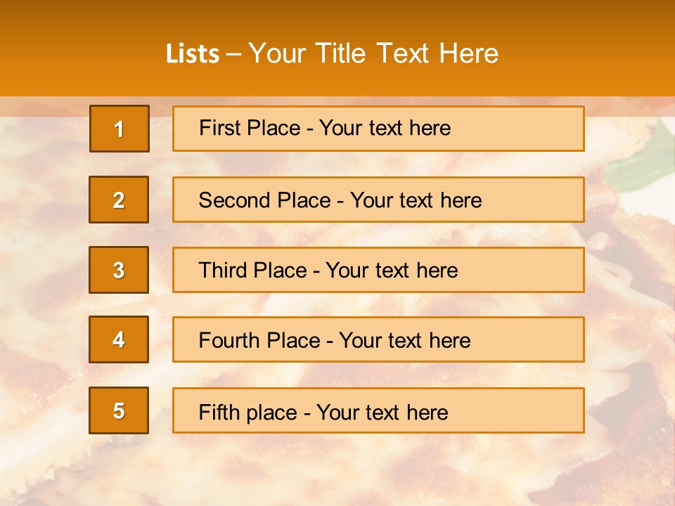 Casserole With Vegetables PowerPoint Template