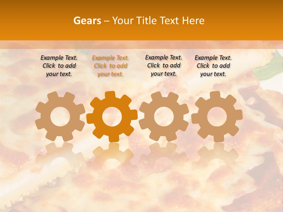 Casserole With Vegetables PowerPoint Template