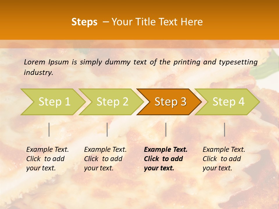 Casserole With Vegetables PowerPoint Template
