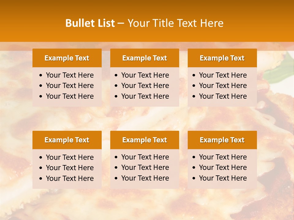 Casserole With Vegetables PowerPoint Template