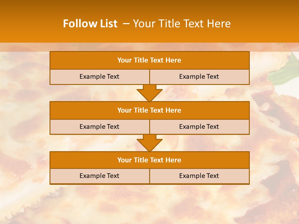 Casserole With Vegetables PowerPoint Template