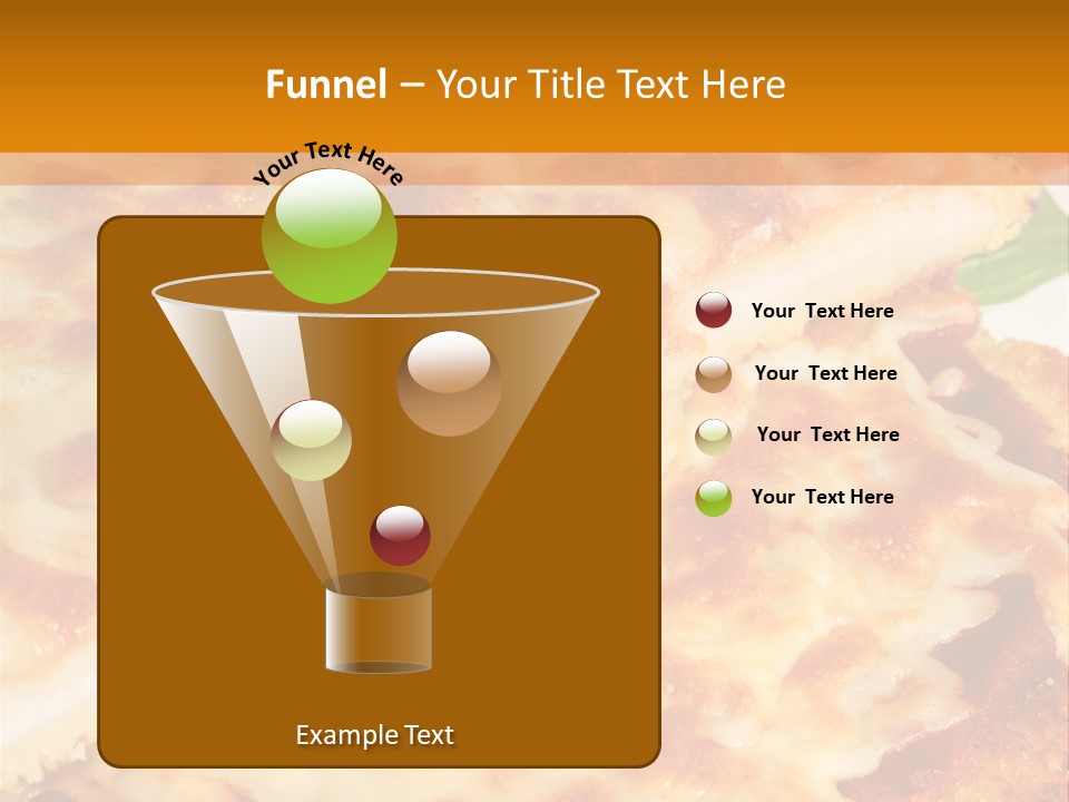 Casserole With Vegetables PowerPoint Template