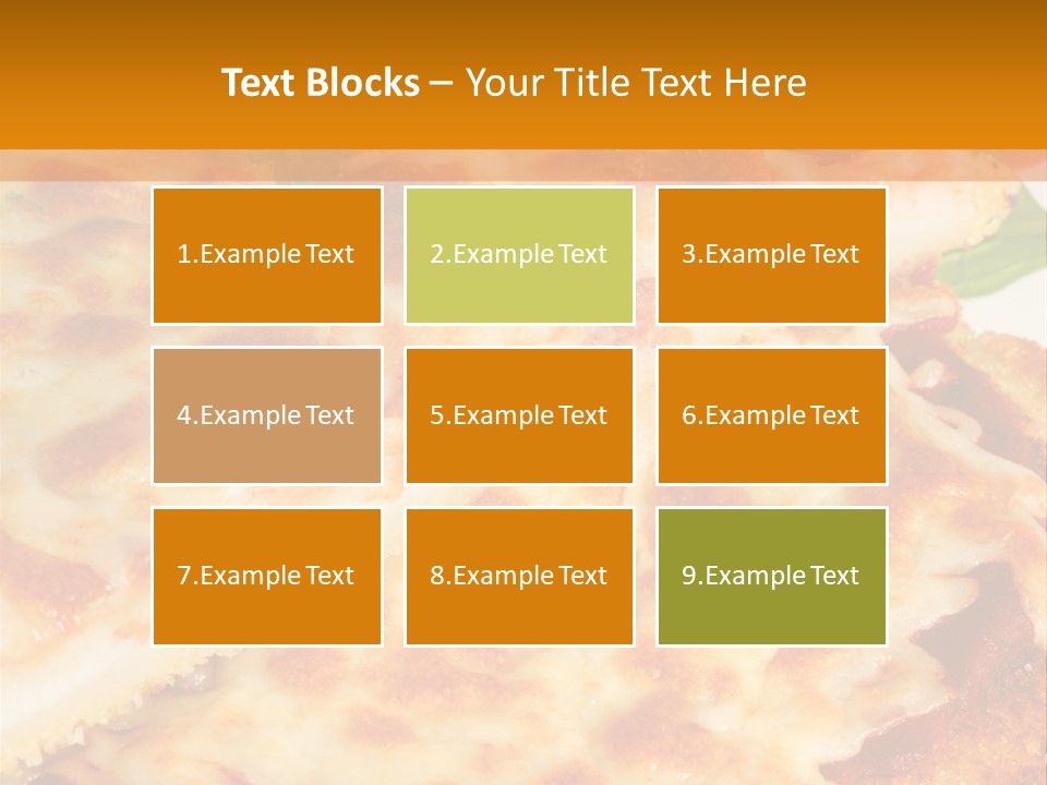 Casserole With Vegetables PowerPoint Template
