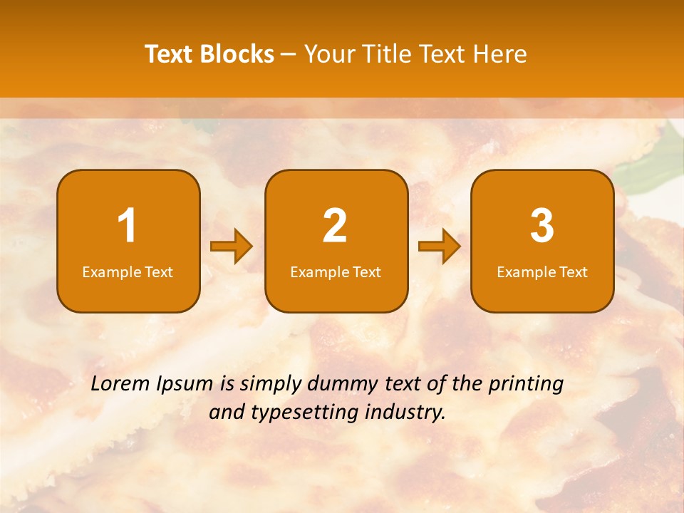 Casserole With Vegetables PowerPoint Template