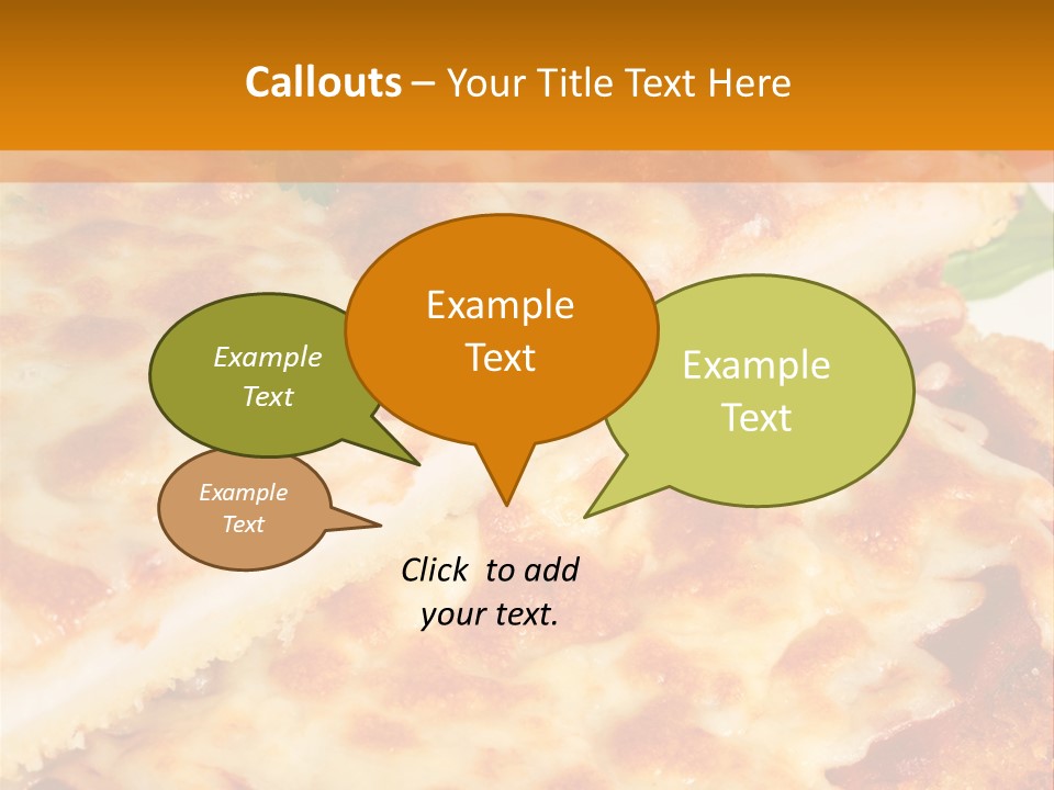 Casserole With Vegetables PowerPoint Template