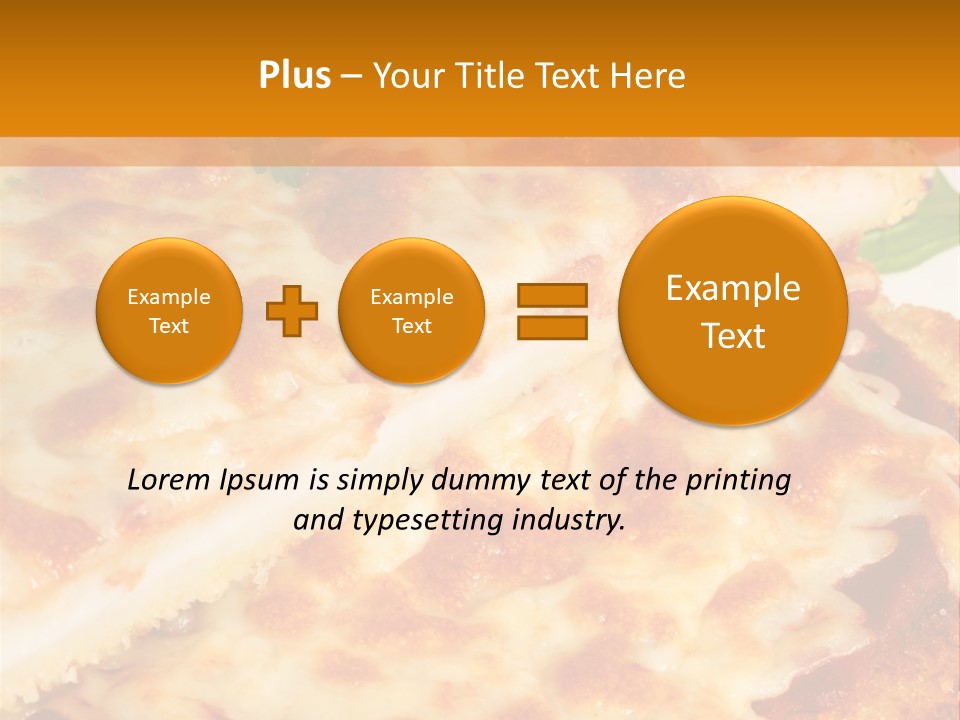 Casserole With Vegetables PowerPoint Template