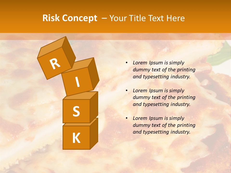 Casserole With Vegetables PowerPoint Template