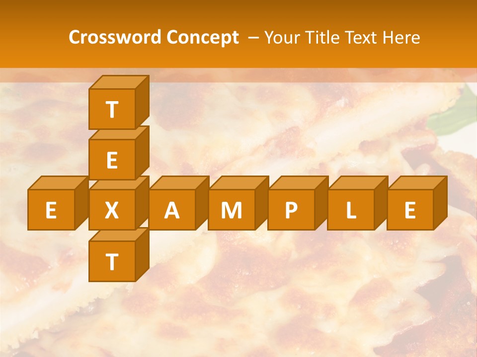 Casserole With Vegetables PowerPoint Template
