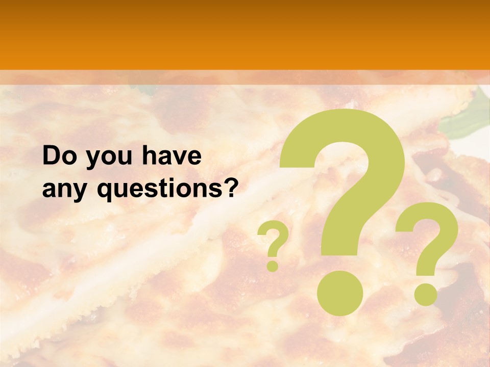 Casserole With Vegetables PowerPoint Template