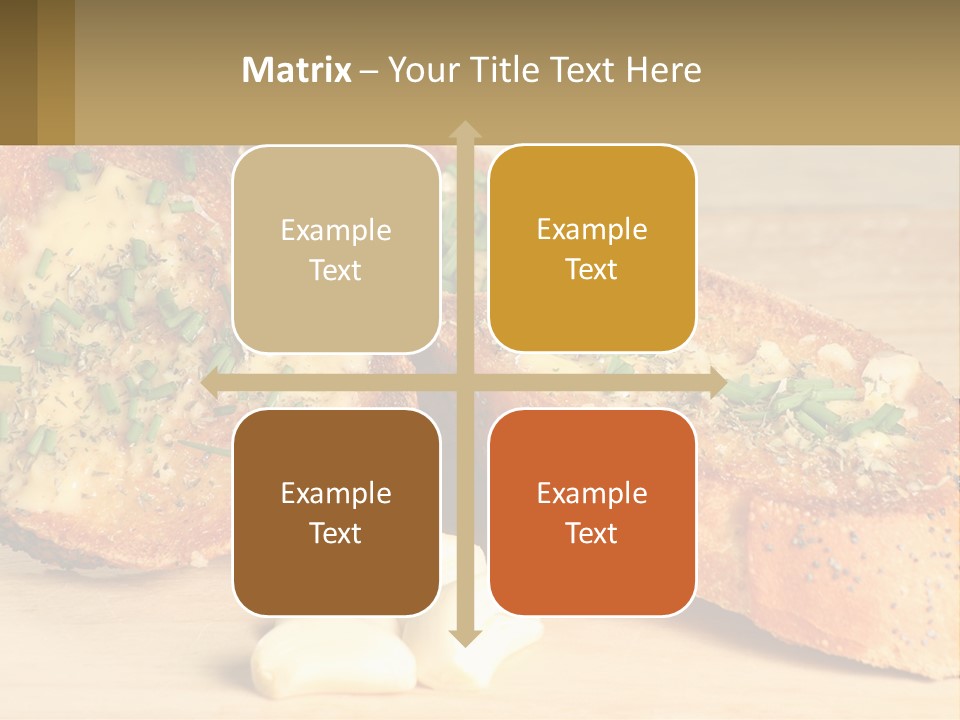 Croutons With Garlic PowerPoint Template