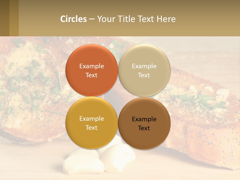 Croutons With Garlic PowerPoint Template