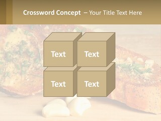 Croutons With Garlic PowerPoint Template