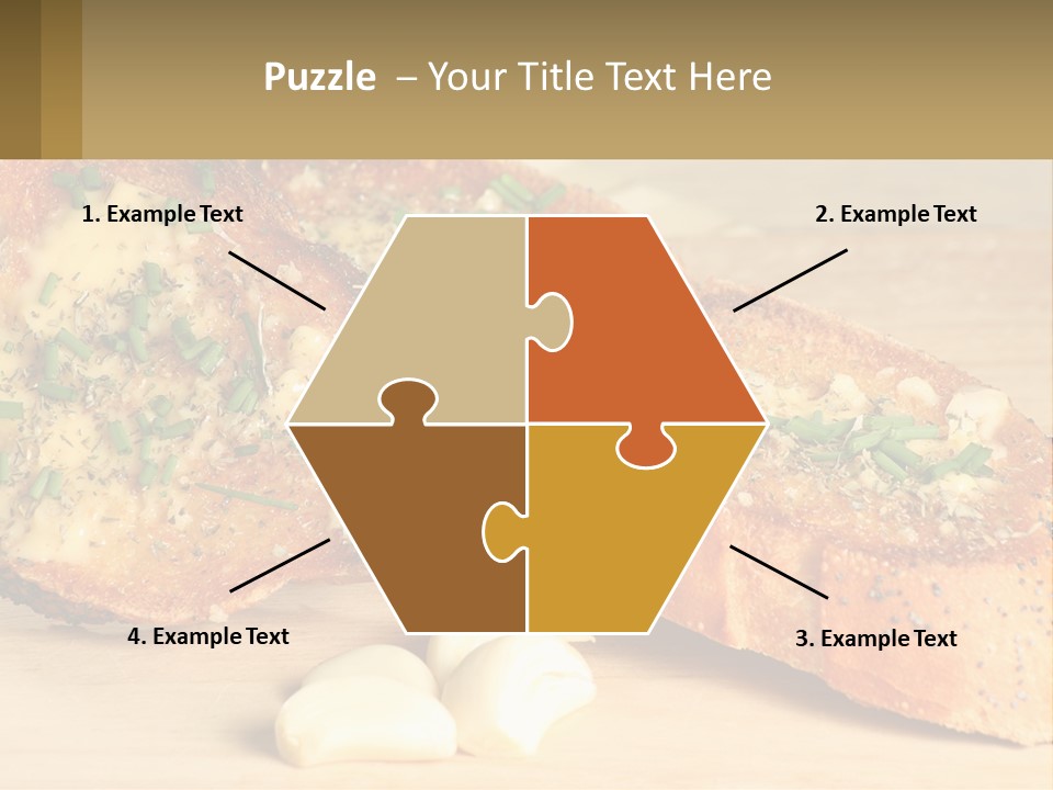 Croutons With Garlic PowerPoint Template