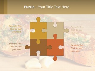 Croutons With Garlic PowerPoint Template