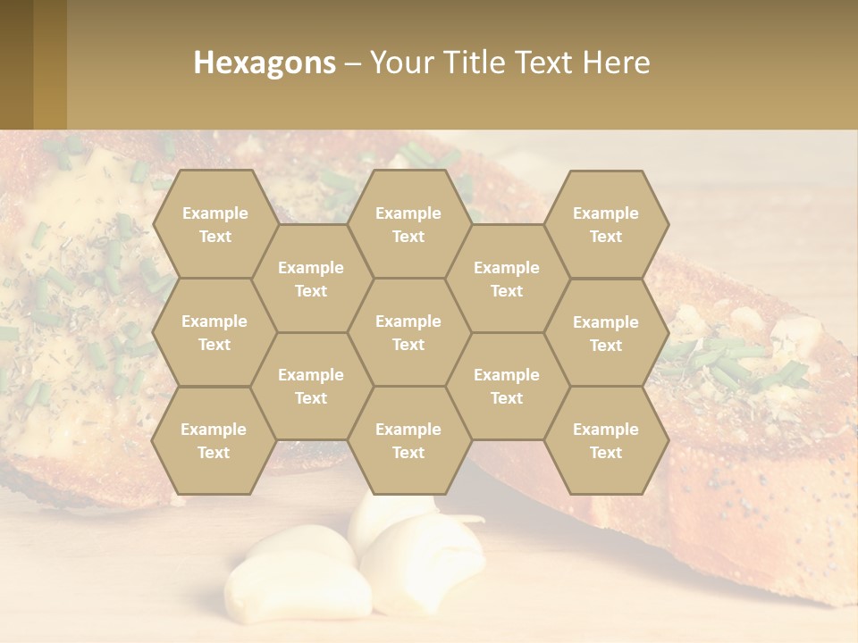 Croutons With Garlic PowerPoint Template