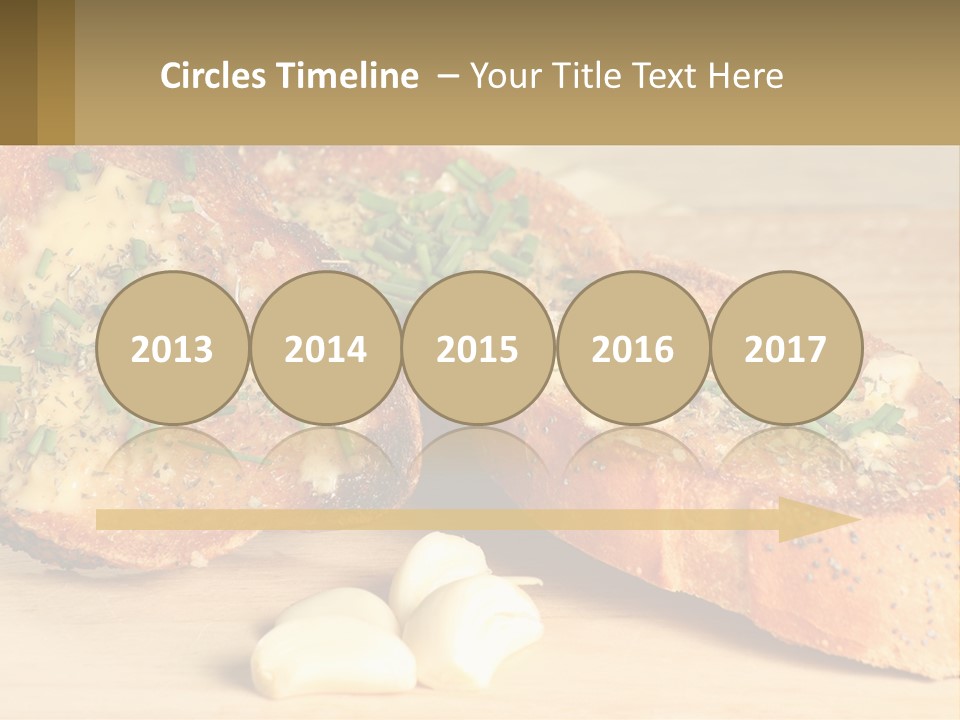 Croutons With Garlic PowerPoint Template