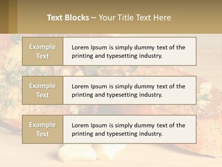 Croutons With Garlic PowerPoint Template