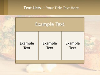 Croutons With Garlic PowerPoint Template