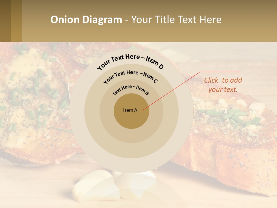 Croutons With Garlic PowerPoint Template