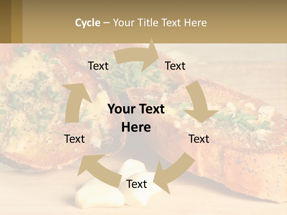 Croutons With Garlic PowerPoint Template