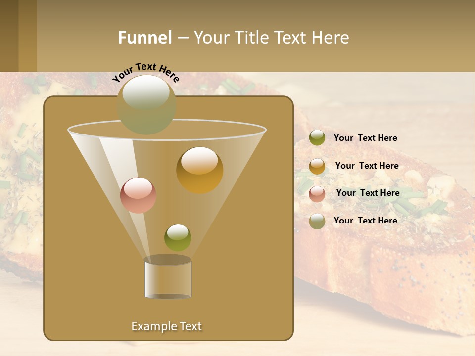 Croutons With Garlic PowerPoint Template