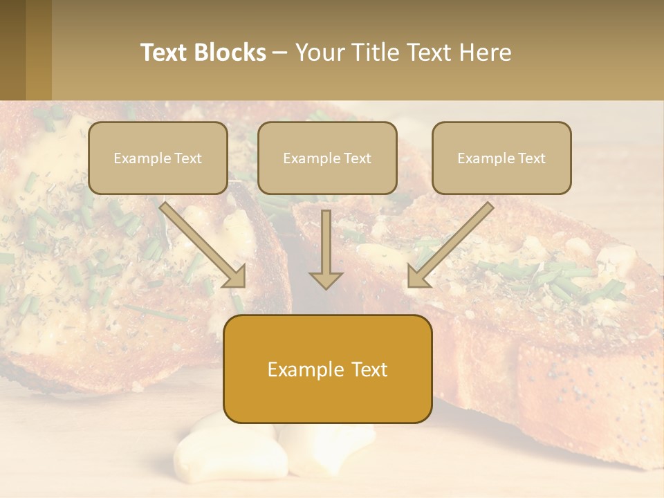 Croutons With Garlic PowerPoint Template