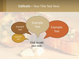 Croutons With Garlic PowerPoint Template