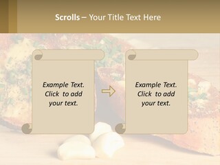 Croutons With Garlic PowerPoint Template
