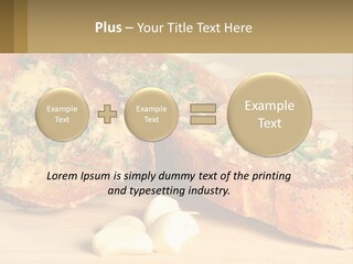 Croutons With Garlic PowerPoint Template