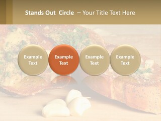 Croutons With Garlic PowerPoint Template