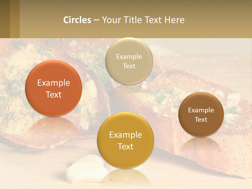 Croutons With Garlic PowerPoint Template