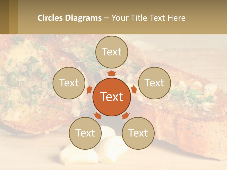 Croutons With Garlic PowerPoint Template