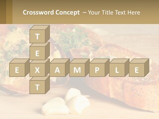 Croutons With Garlic PowerPoint Template