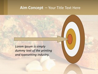 Croutons With Garlic PowerPoint Template