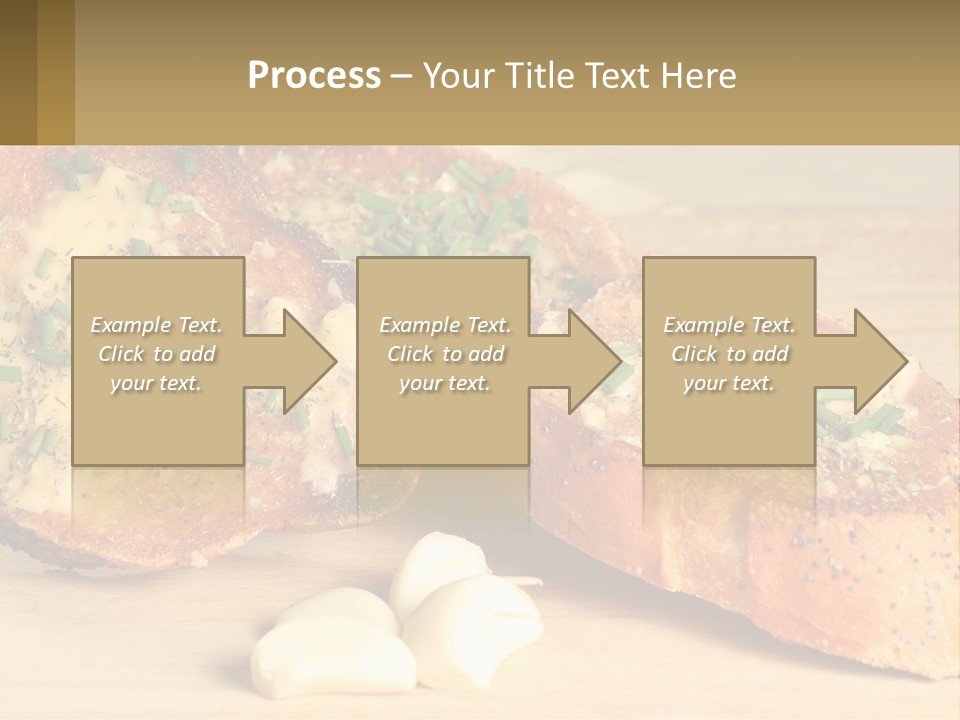 Croutons With Garlic PowerPoint Template