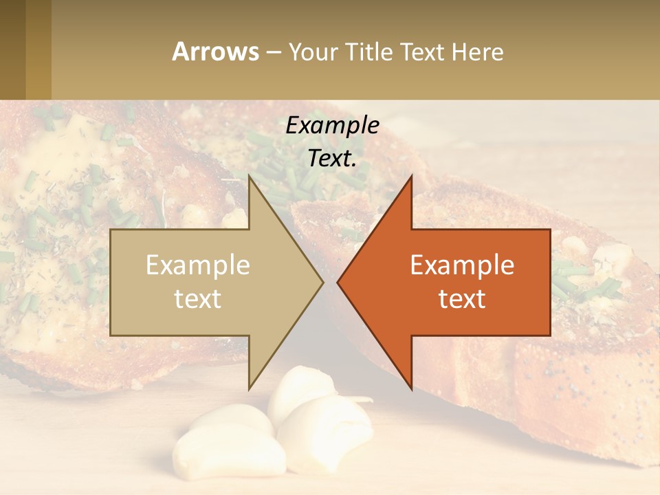Croutons With Garlic PowerPoint Template