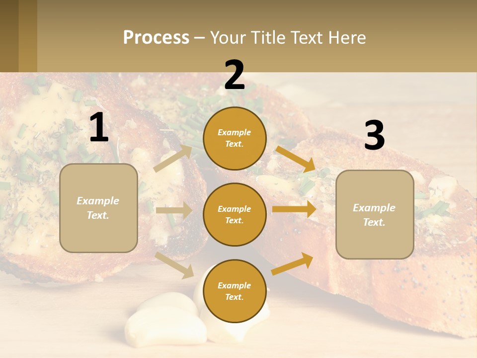 Croutons With Garlic PowerPoint Template