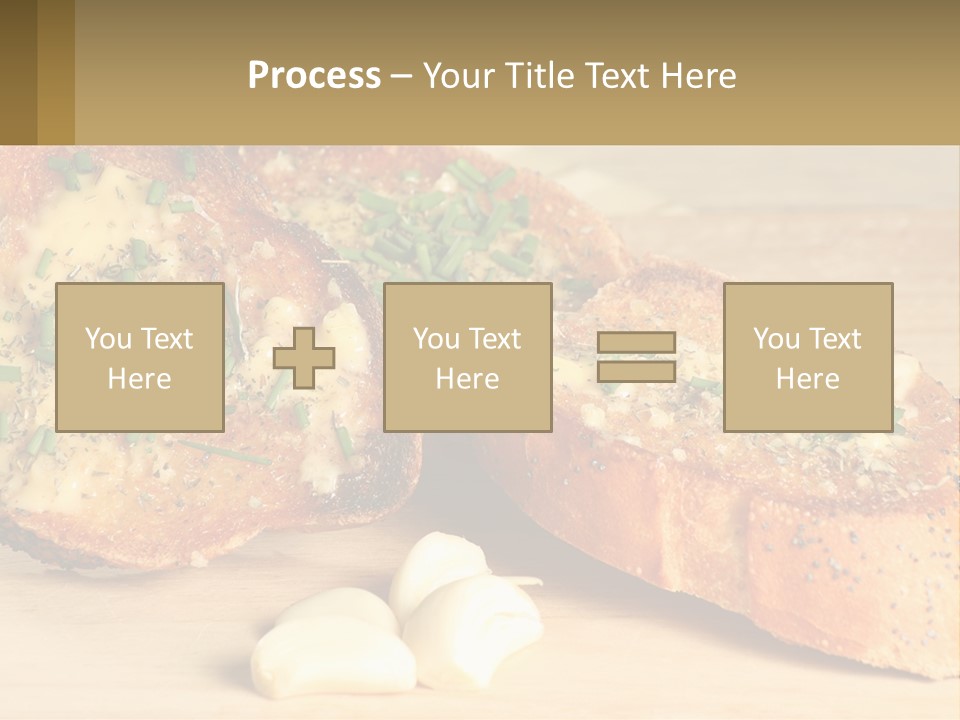 Croutons With Garlic PowerPoint Template