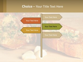 Croutons With Garlic PowerPoint Template