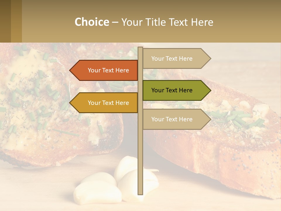 Croutons With Garlic PowerPoint Template