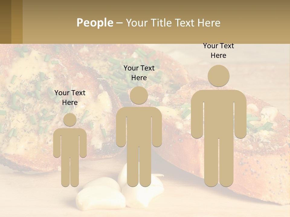 Croutons With Garlic PowerPoint Template