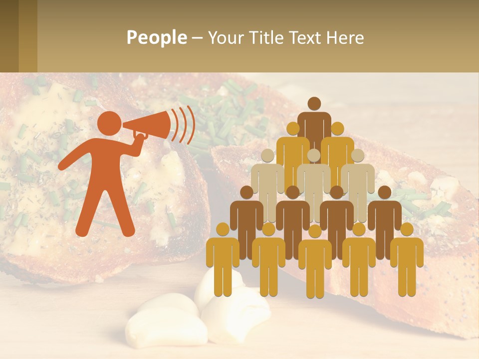 Croutons With Garlic PowerPoint Template