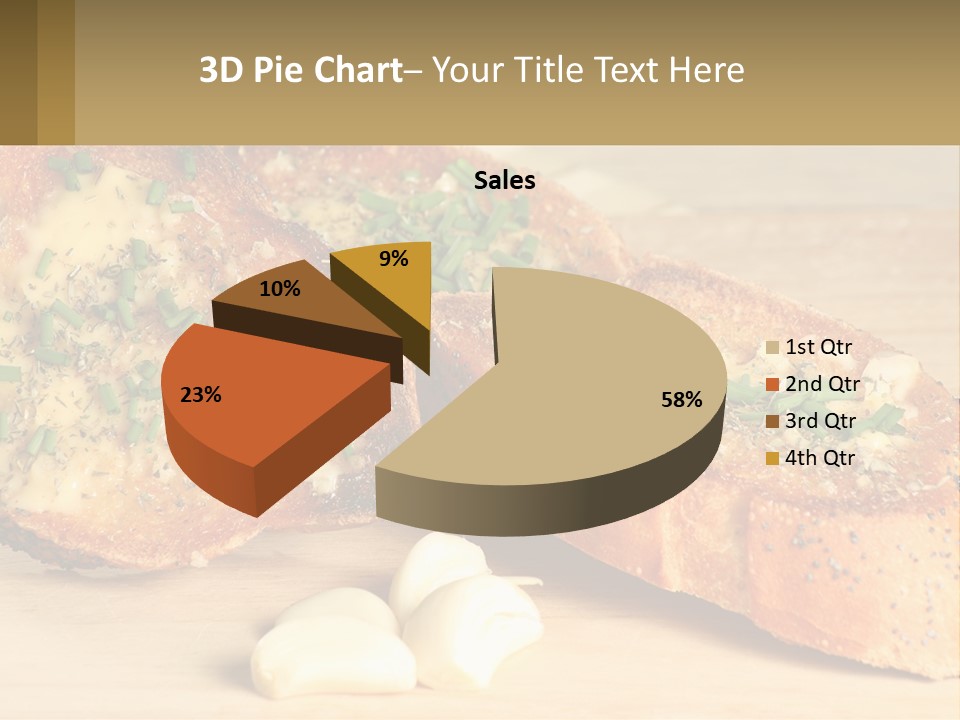 Croutons With Garlic PowerPoint Template