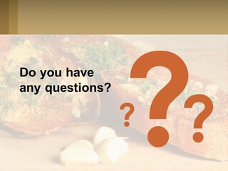 Croutons With Garlic PowerPoint Template